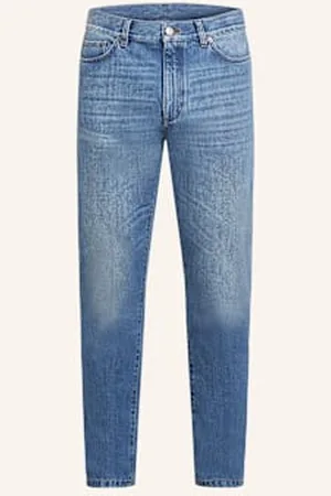 Ermenegildo Zegna Jeansy Slim Fit blau