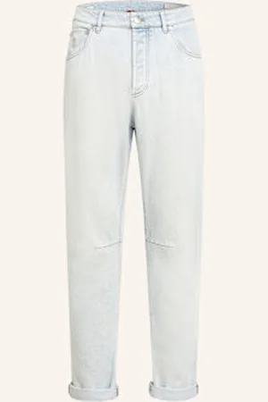 Brunello Cucinelli Jeansy Leisure Fit blau