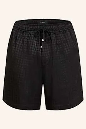 AMIRI Szorty Satynowe Quad schwarz