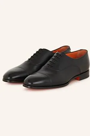 santoni Obuwie Sznurowane Archie schwarz