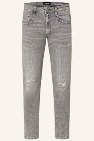 Replay Jeansy Anbass Slim Fit grau