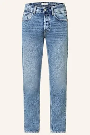 Replay Jeansy Grover Straight Fit blau