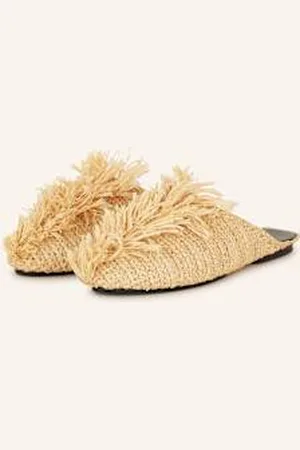 Jil Sander Klapki Typu Mules beige