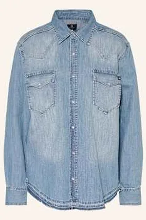 AG Jeans Bluzka Jeansowa Cassis blau
