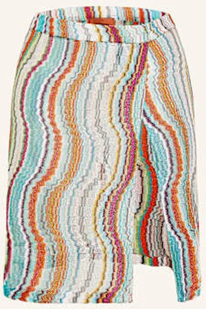 Missoni Dzianinowa Spódnica Z Błyszczącą Przędzą braun