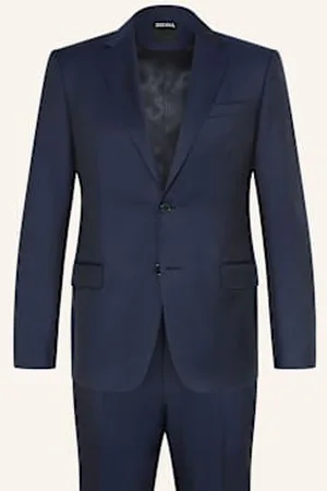 Ermenegildo Zegna Garnitur Extra Slim Fit blau