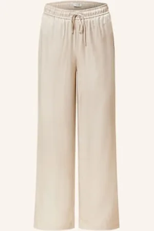 Dante 6 Spodnie Marlena Noldy Z Satyny beige