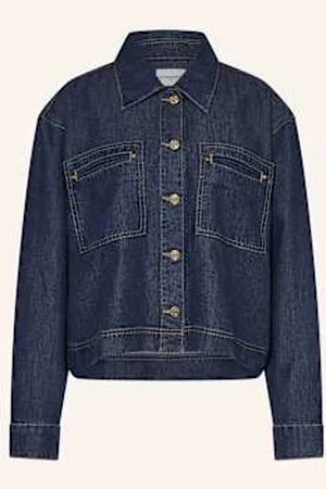 Claudie Pierlot Bluzka Jeansowa blau