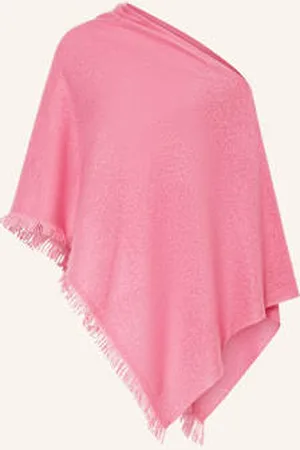 REPEAT cashmere Ponczo Z Kaszmiru pink