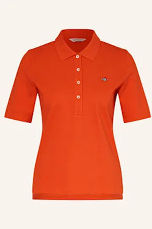 GANT Koszulka Polo Z Piki orange