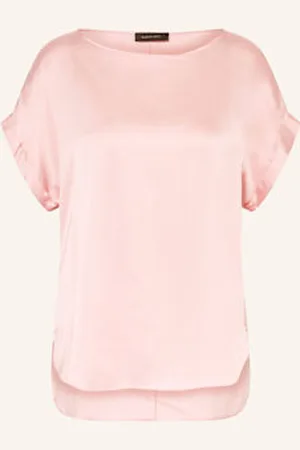 Elena Miro Bluzka Z Satyny rosa