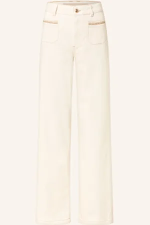 Mos Mosh Jeansy Straight Mmcolette Clay weiss