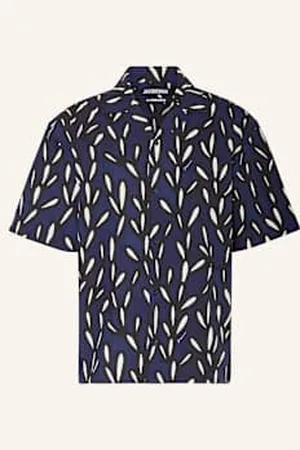 Jacquemus Koszula Z Klapami La Chemise Jean Comfort Fit blau