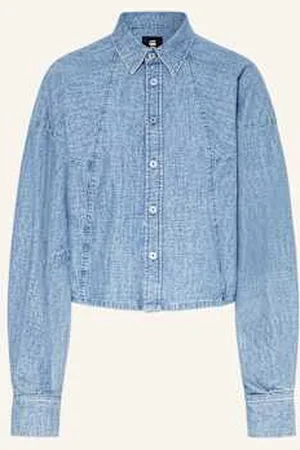G-Star Bluzka Jeansowa Macro blau
