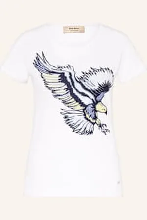 Mos Mosh T-Shirt Mmrem Z Cekinami I Ozdobnymi Kamykami weiss