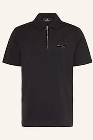 Belstaff Koszulka Polo Z Dżerseju Alloy schwarz