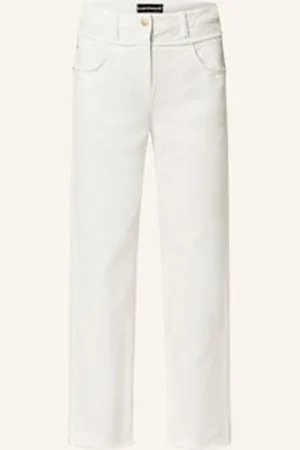 Luisa Cerano Jeansy Straight weiss