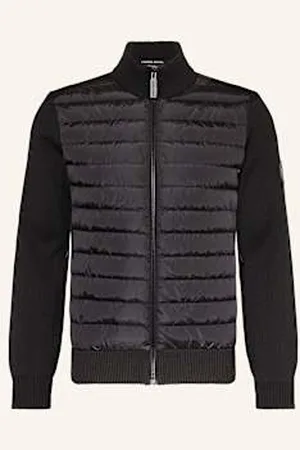 Canada Goose Kardigan Hybridge Z Mieszanki Materiałów schwarz
