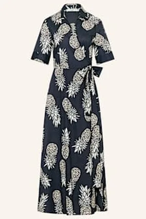 0039 Italy Sukienka Kopertowa Svenja blau