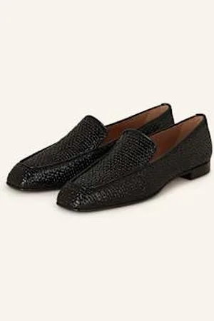 Aquazzura Pantofle Lakierkowane Cy schwarz