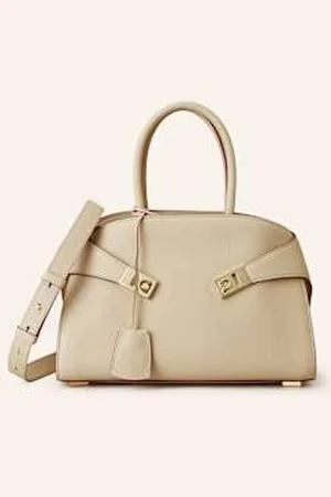 Salvatore Ferragamo Torebka Hug beige