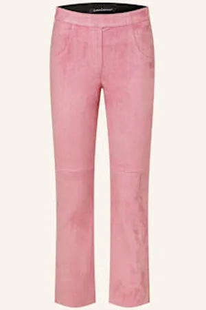 Luisa Cerano Spodnie Skórzane pink