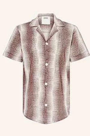 Oas Koszula Z Klapami Merlot Echo Comfort Fit braun