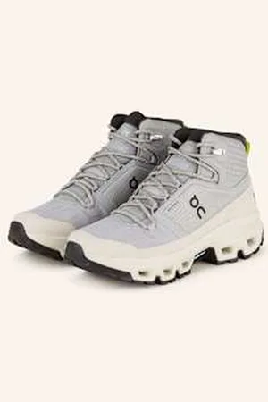 On Running Buty Turystyczne Cloudrock Mid Wp grau