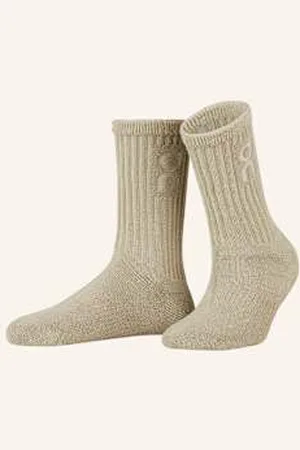 On Running Skarpety Terry Sock High beige