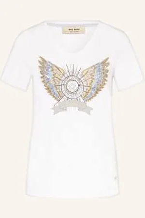 Mos Mosh T-Shirt Mmgethi Z Cekinami weiss