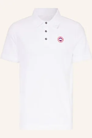 Canada Goose Koszulka Polo Z Piki Beckley weiss