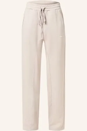 ROUGH. Spodnie Dresowe Rib beige