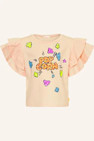Billieblush T-Shirt Z Cekinami rosa