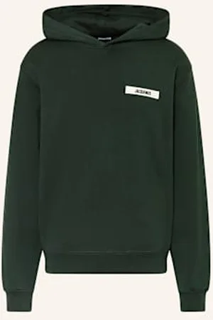 Jacquemus Bluza Z Kapturem Le Hoodie Gros Grain gruen