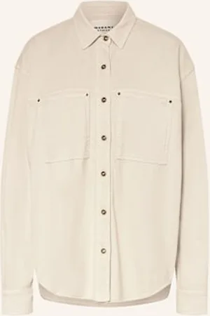 Marant Etoile Koszula Raquel Z Dżerseju beige
