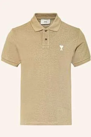 Ami Koszulka Polo Z Piki beige