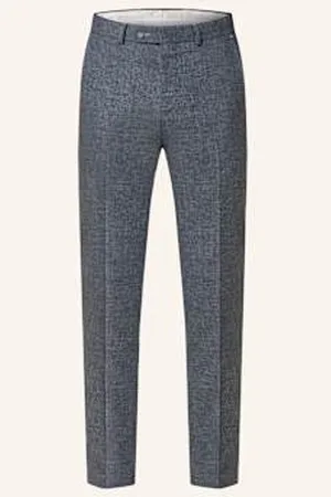 Digel Spodnie Garniturowe Sergio Modern Fit blau