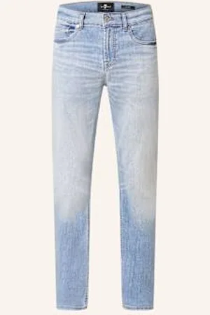 7 for all Mankind Jeansy Slimmy Slim Straight Fit blau