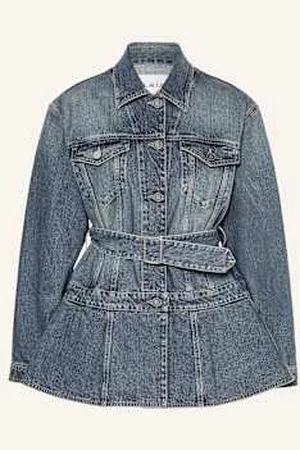 Alaïa Alaïa Kurtka Jeansowa blau