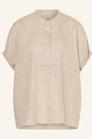 lilienfels Bluzka Oversized Z Lnu beige