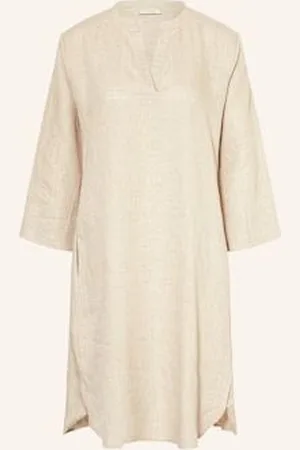 lilienfels Lniana Tunika Z Rękawami 3/4 beige