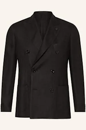 LARDINI Marynarka Regular Fit schwarz