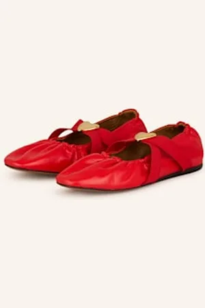 Claudie Pierlot Baleriny Mary Jane rot