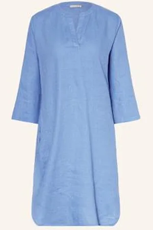 lilienfels Lniana Tunika Z Rękawami 3/4 blau