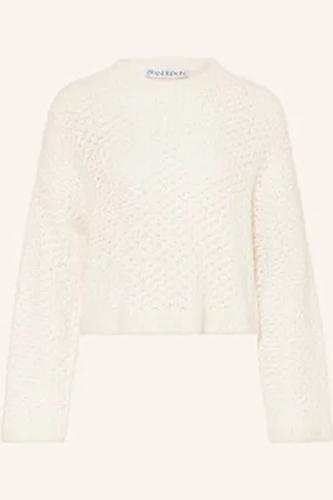 J.W.Anderson Krótki Sweter weiss