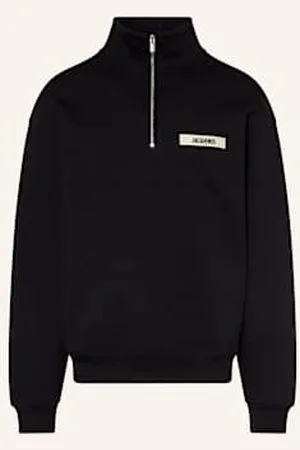 Jacquemus Sweter Typu Troyer Le Camionneur Gros Grain schwarz