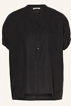 lilienfels Bluzka Oversized Z Lnu schwarz