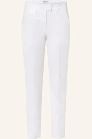 Dondup Chinosy 7/8 Perfect-Slim weiss