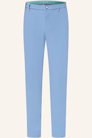 Alberto Spodnie Golfowe Ian blau
