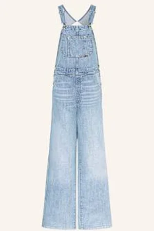 G-Star Jeansy Ogrodniczki blau